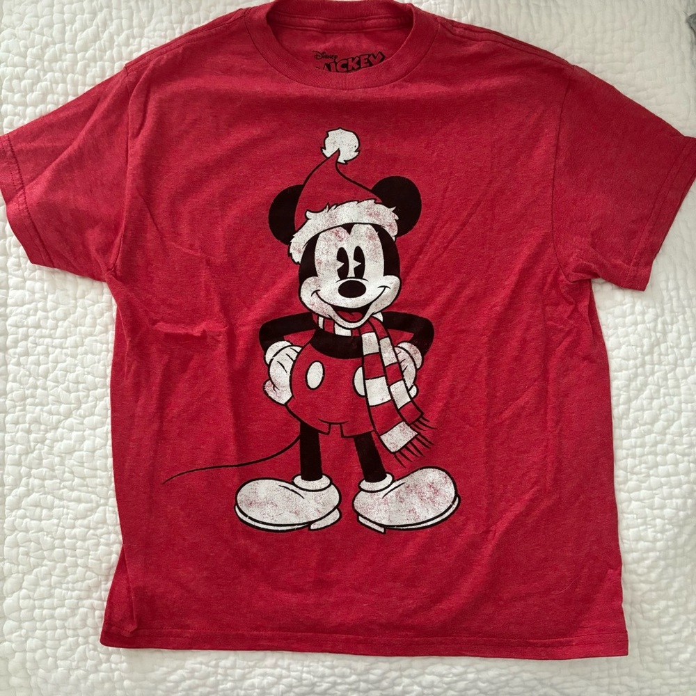 Disney Mickey Mouse Christmas T-shirt XS